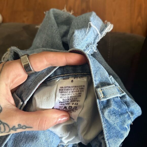 Tommy Hilfiger Light Blue Jean Shorts - Picture 2 of 2